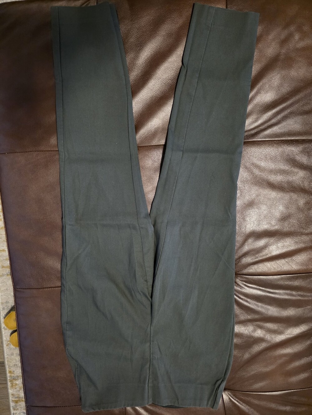 LOFT High Waist Curvy Skinny Pants Women’s Size 6 Olive Green Stretch Pull-On